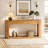 63" Console Table, Fluted Sofa Table Entryway Foyer Table