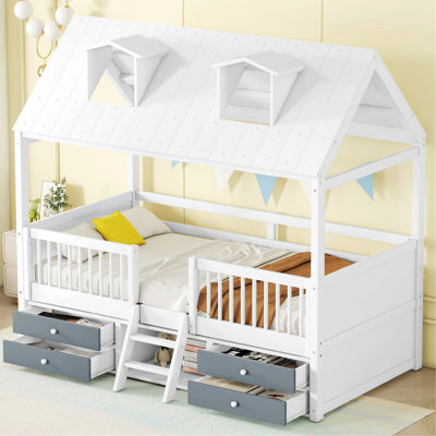 Structure de lit en bois