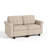 Chenille Upholstered Loveseat With Resilient Sponge-102132487
