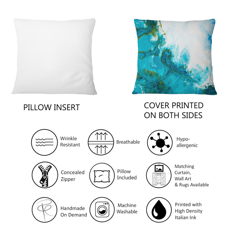 Coussin Blue and Gold