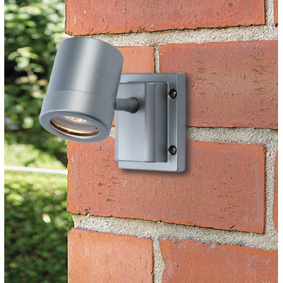 Aero Aluminium Outdoor Armed Sconce