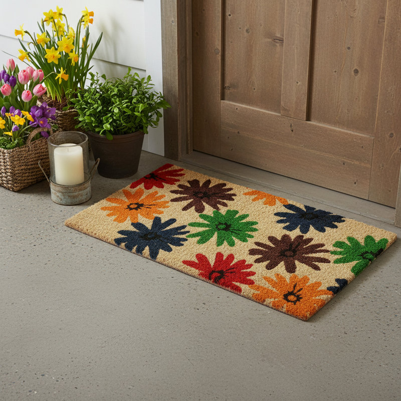Paillasson 24 po x 36 po multicolore