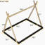 Lit sur pied avec structure triangulaire-899106297-899106300