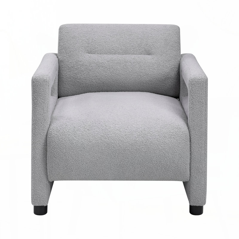 Fauteuil d'appoint 1 pièce Luxury, Gris