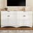 Versatile Wood Grain Sideboard with Adjustable Shelves-102458445
