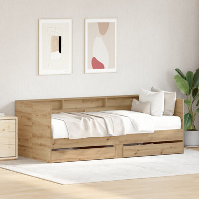 Daybed With Drawers Engineered Wood Sturdy