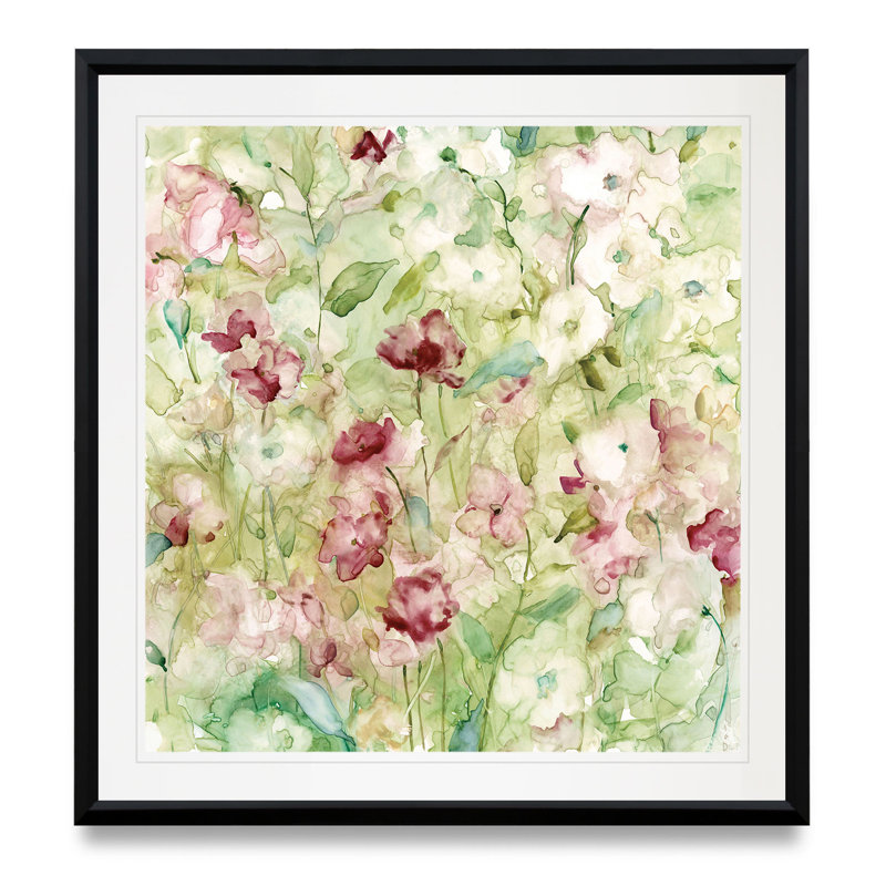 Garden Variety - reproduction de cadre photo, H 26,5 po x l 26,5 po x P 1,5 po, Cadre plastique noir
