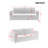 Fabric 72.44 in. Reception Loveseat-1241036922