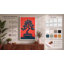 Bonsai in Red Light Japandi 1 Piece Wrapped Canvas Wall Art-528643764-528643771