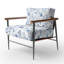 Chaise d'appoint Floral - Blue Meadow-262107580