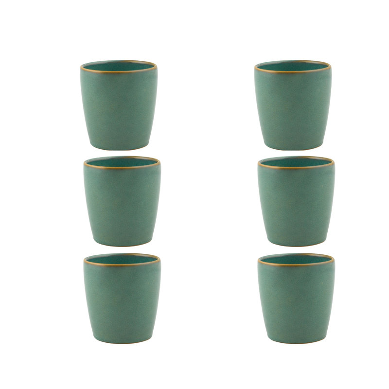 Gemstone Jade Stoneware Teacup