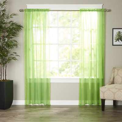 Sheer Sliding Panel Pair