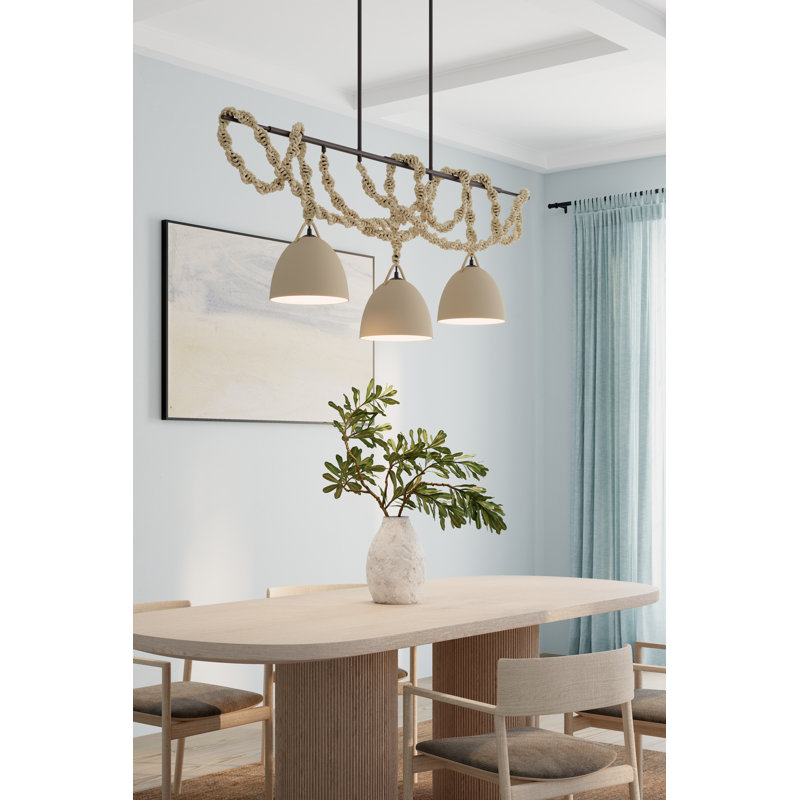 Lustre linéaire à 3 lumières 63,25 po Cordón