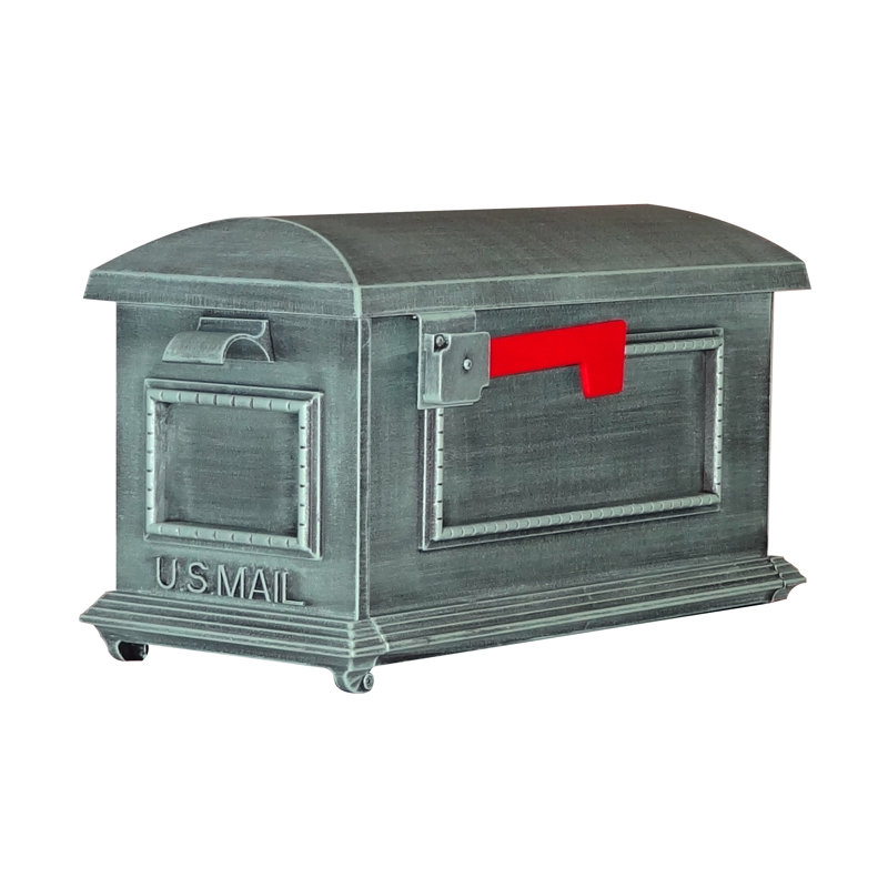 Boîte aux lettres fixée sur piquet Traditional, Vert verde