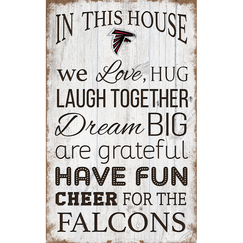 Atlanta Falcons Farmhouse Wall Decor