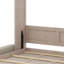 Grand lit escamotable, lit escamotable en bois avec canapé et DEL