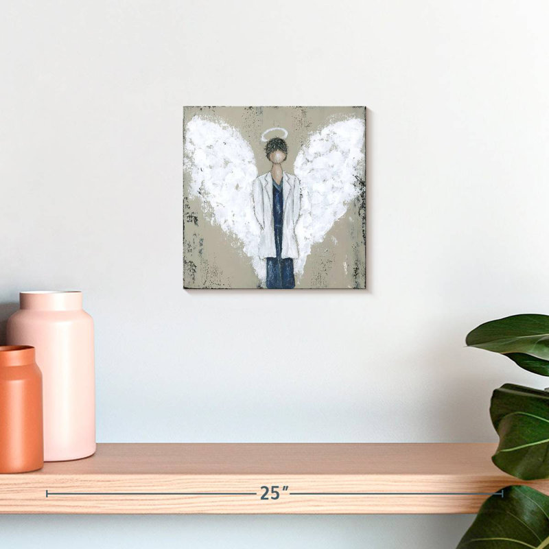 Leisha White Doctor Angel, H 10 po x l 10 po