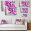 Impression sur toile tendue, "Purple Summer Orchid Flower"-45546549