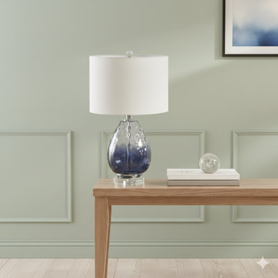 Lampe de table en verre Ombre