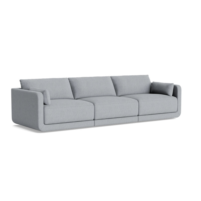Eva Sofa (95"), Performance Weave - Zinc