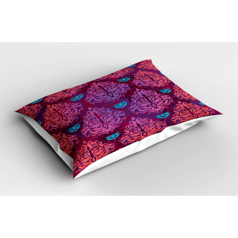 Polyester Damask Sham Set, Twin