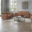 Ensemble de canapé modulaire en velours côtelé de style moderne minimaliste 2 pièces, brun, convenant à un usage quotidien-1501746837