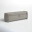 Kalevi 60" Boucle Storage Bench-78734948