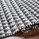 Addy Handmade Black, White Rug