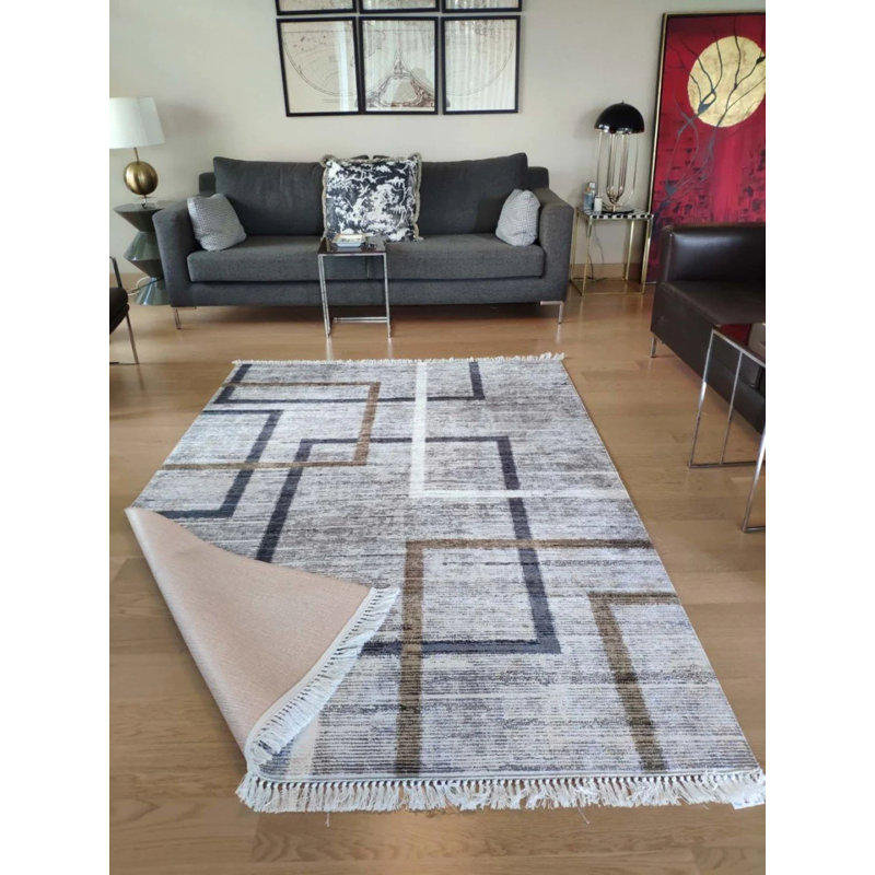 Tapis Maryemma avec envers antidérapant, Rectangle 3 pi 3 po x 14 pi 9 po
