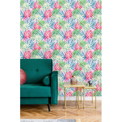 Rouleau de papier peint adhésif Batista Pineapples