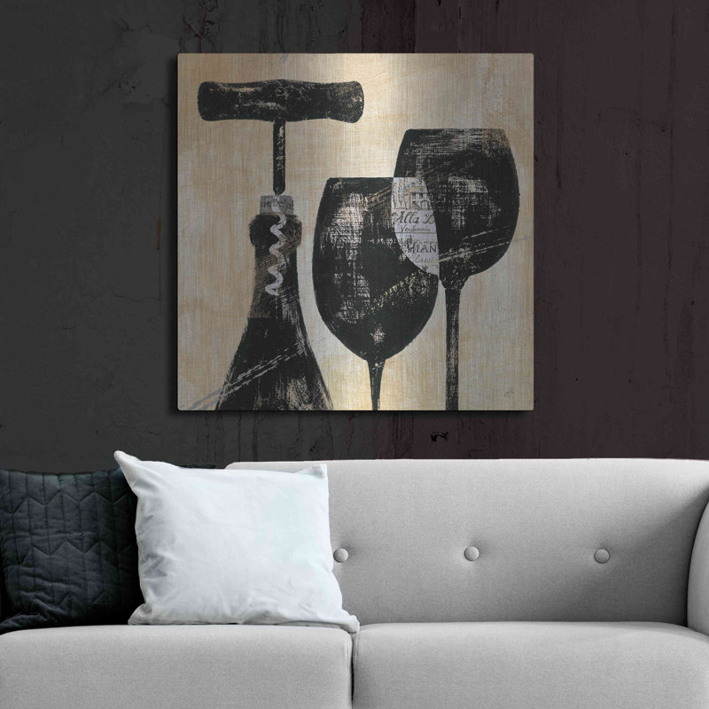 «Wine Sélection II» par Daphne Brissonnet, H 36 po x l 36 po