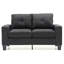 Causeuse modulaire, NOIR