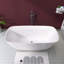 Baignoire autoportante 67 po en acrylique de forme ovale classique, baignoire autoportante réglable avec trop-plein encastré