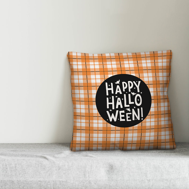 Plaid Outdoor Throw Pillow, Indoor Use Only, 20" x 20"