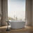 Veil 65.375" x 36.75" Soaking Freestanding Bath