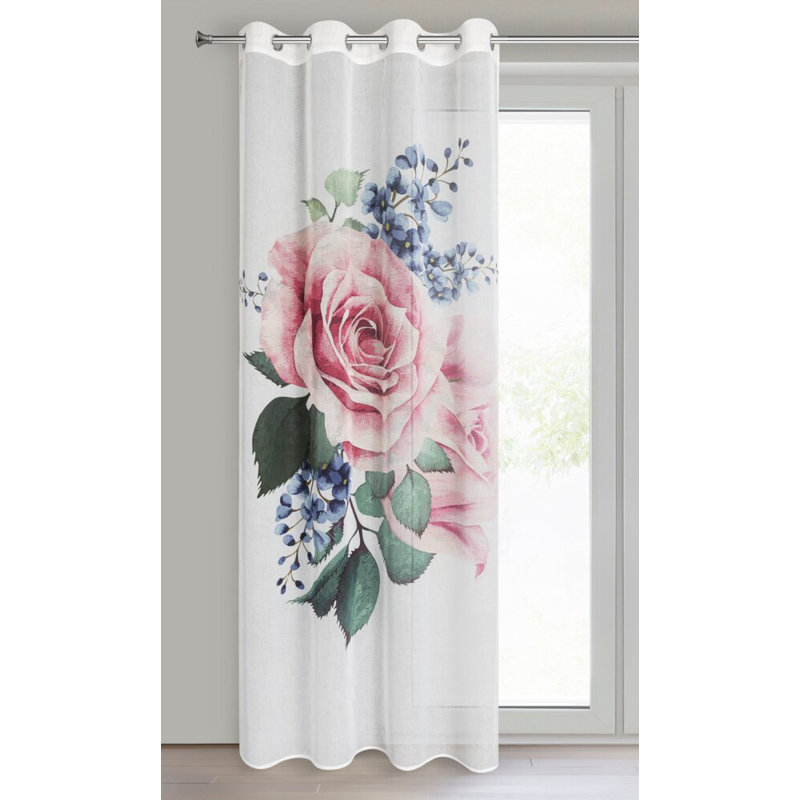 Cattina Polyester Standard Eyelet Curtain Pair