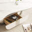 Table basse moderne avec tablette et tiroir de rangement-510640134
