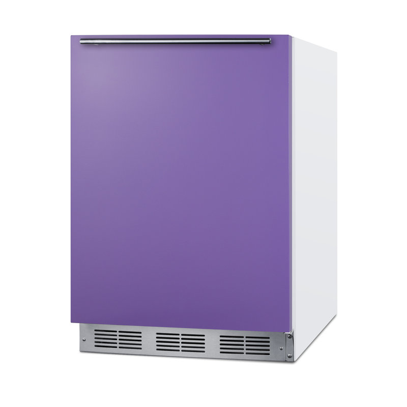 Summit Appliance 5.1 Cubic Feet Freestanding Mini Fridge with Freezer, Purple