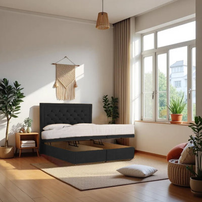 Upholstered Bed with Mattress