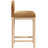 Conrad Letcher Velvet Counter Stool-379838297