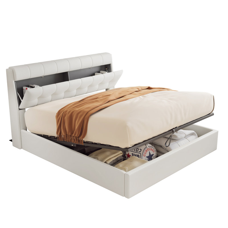Cartina Bed, Kingsize (5'), White