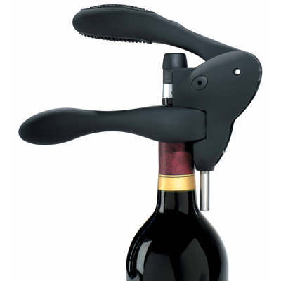 Rabbit Original Lever Corkscrew Wine Opener With Foil Cutter And Extra Spiral