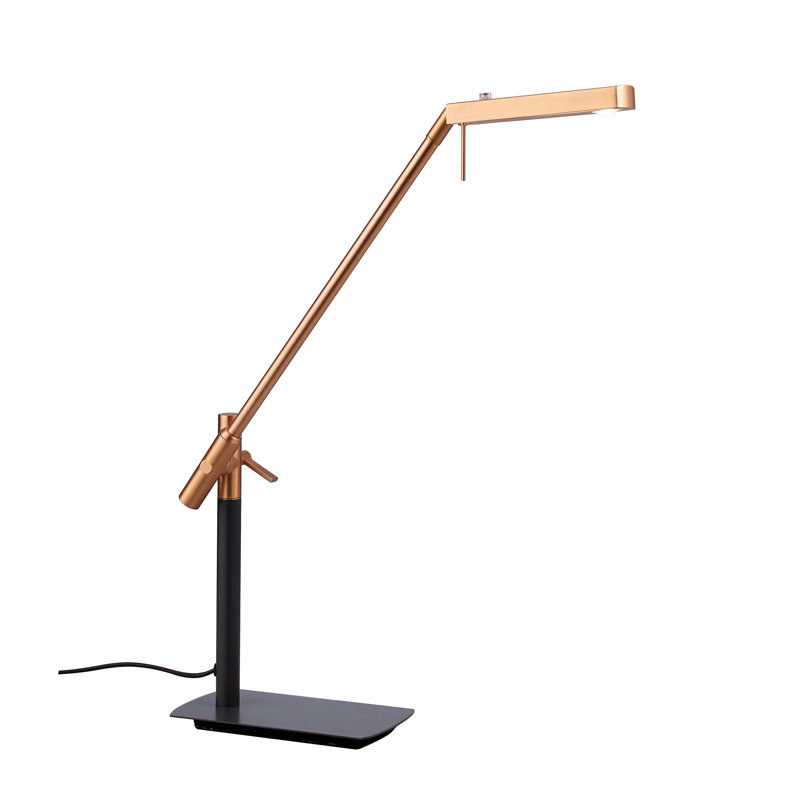 Rye Adjustable Metal Desk Lamp, Copper