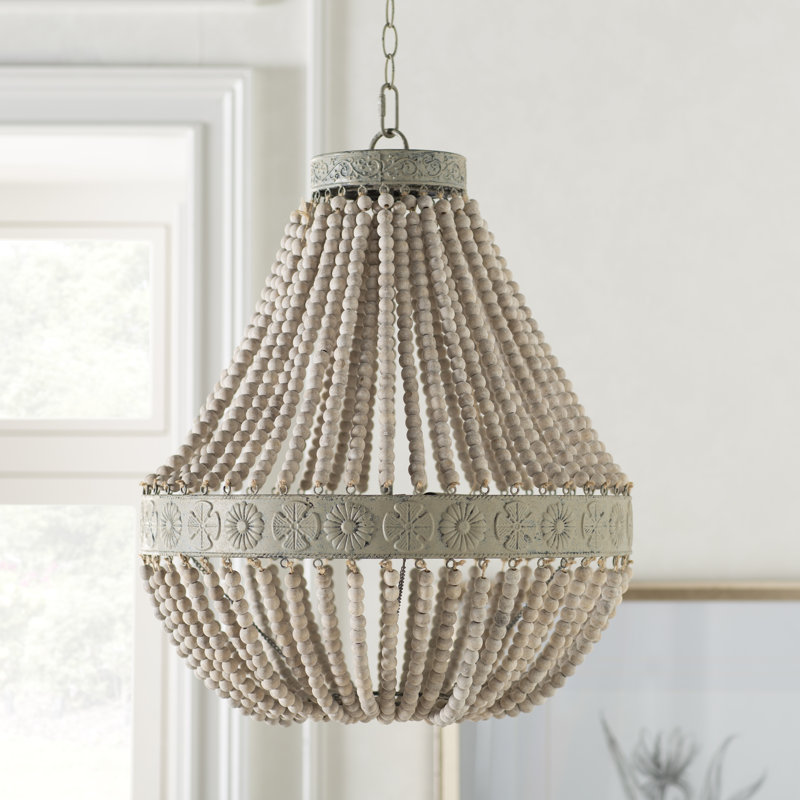 Lustre empire unique à 3 lumières Klothilde