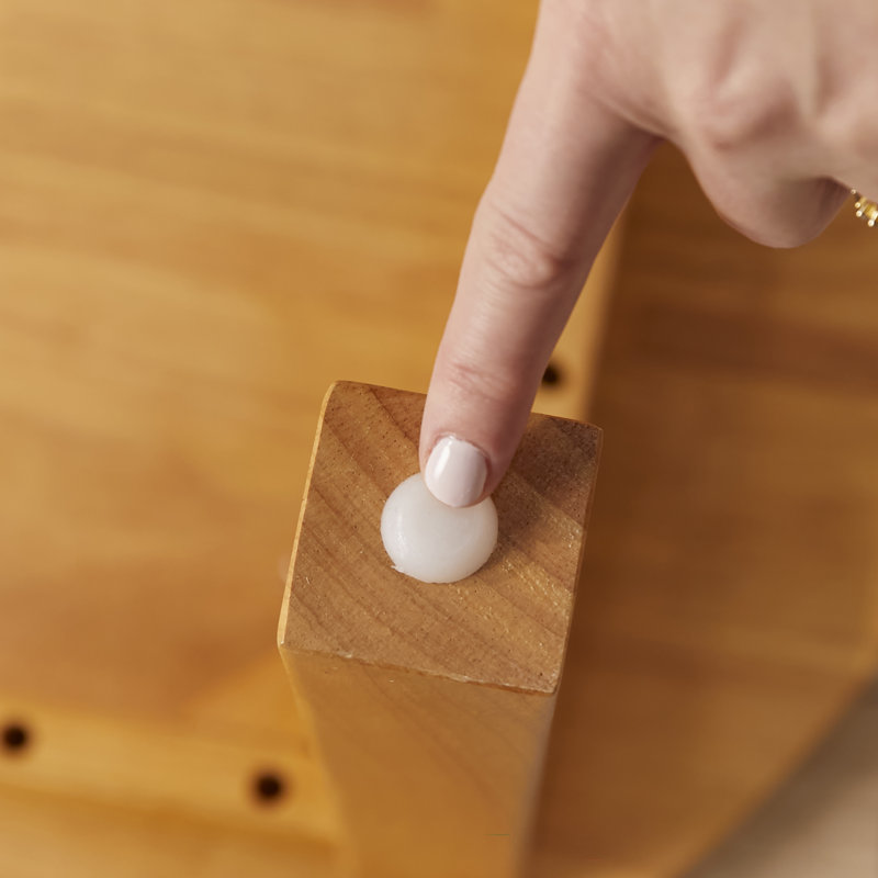 Honey Round Hardwood Kids Table and Chair Set