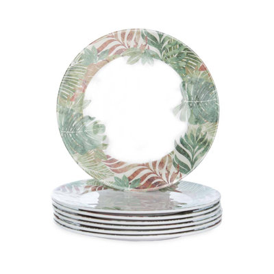 Tradewinds Melamine Salad Plates, Set Of 6