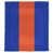 Bleu / milieu orange