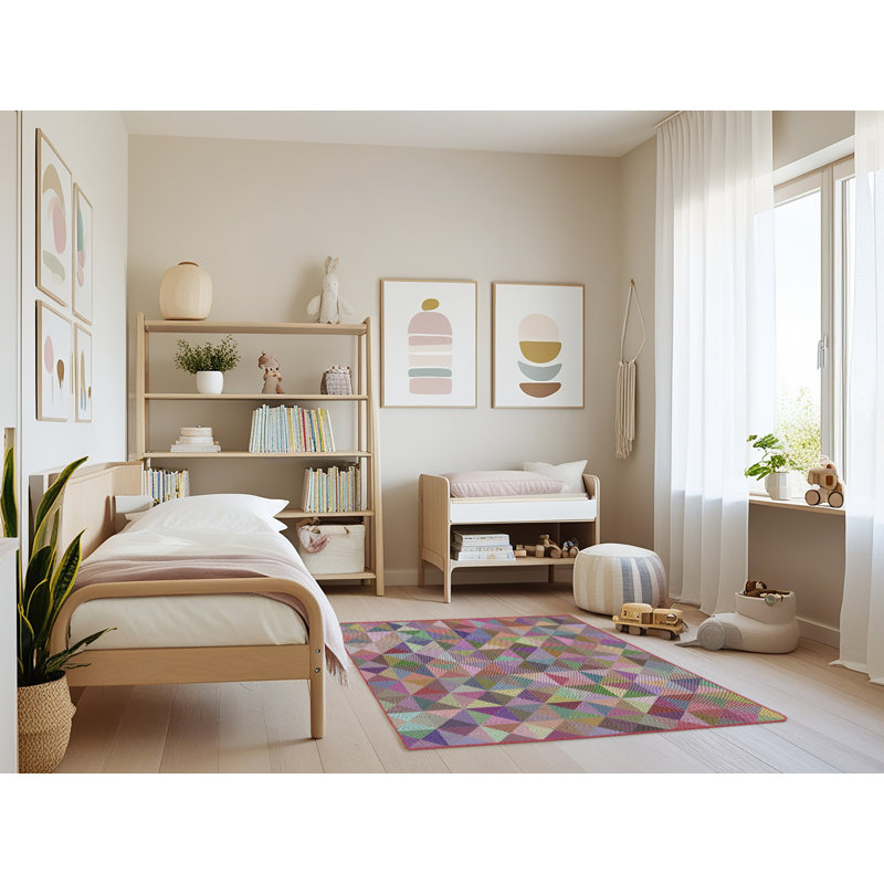 Schill Geometric Indoor Rug, Rectangle 3' x 5'