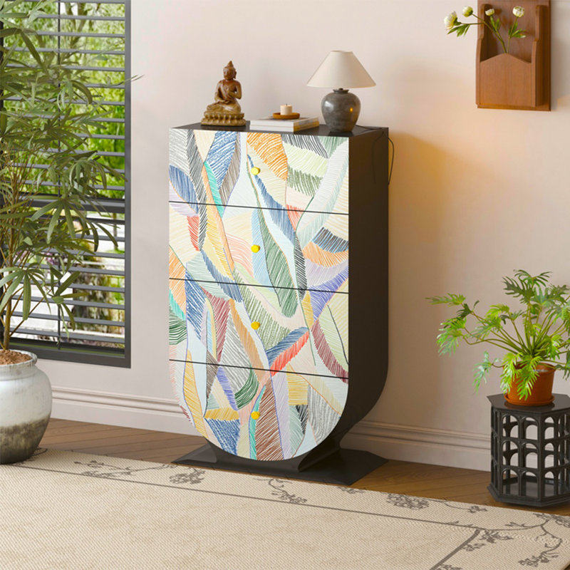 Armoire simple et moderne à quatre tiroirs