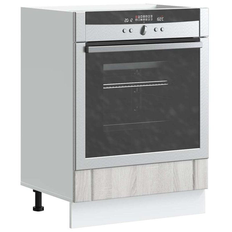 Kadlec Oven Cabinet, Grey Sonoma
